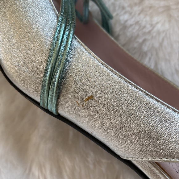 Stunning silver/blue heels!  Perfect party shoes - Picture 5 of 11